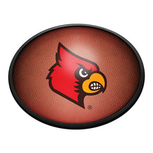 Load image into Gallery viewer, Louisville Cardinals: Pigskin - Oval Slimline Lighted Wall Sign - The Fan-Brand