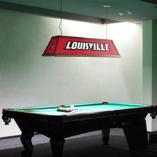 Load image into Gallery viewer, Louisville Cardinals: Premium Wood Pool Table Light - The Fan-Brand