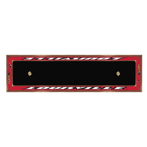 Louisville Cardinals: Premium Wood Pool Table Light - The Fan-Brand