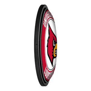 Louisville Cardinals: Round Slimline Lighted Wall Sign - The Fan-Brand