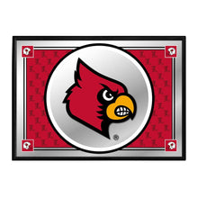Load image into Gallery viewer, Louisville Cardinals: Team Spirit - Framed Mirrored Wall Sign - The Fan-Brand