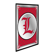 Load image into Gallery viewer, Louisville Cardinals: Team Spirit, L - Framed Mirrored Wall Sign - The Fan-Brand