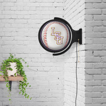 Load image into Gallery viewer, LSU Tigers: Baseball - Rotating Lighted Wall Sign - The Fan-Brand