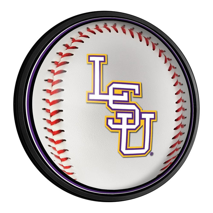 LSU Tigers: Baseball - Slimline Lighted Wall Sign - The Fan-Brand