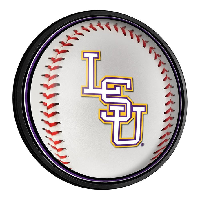 LSU Tigers: Baseball - Slimline Lighted Wall Sign - The Fan-Brand