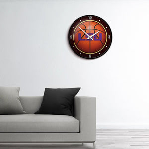 LSU Tigers: Basketball - Modern Disc Wall Clock - The Fan-Brand