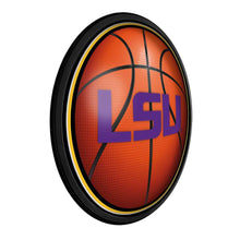 Load image into Gallery viewer, LSU Tigers: Basketball - Round Slimline Lighted Wall Sign - The Fan-Brand