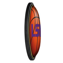 Load image into Gallery viewer, LSU Tigers: Basketball - Round Slimline Lighted Wall Sign - The Fan-Brand