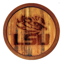 Load image into Gallery viewer, LSU Tigers: Branded &quot;Faux&quot; Barrel Top Sign - The Fan-Brand