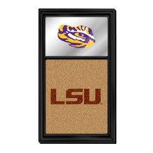 Load image into Gallery viewer, LSU Tigers: Dual Logo - Mirrored Cork Note Board - The Fan-Brand