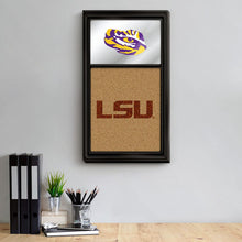 Load image into Gallery viewer, LSU Tigers: Dual Logo - Mirrored Cork Note Board - The Fan-Brand