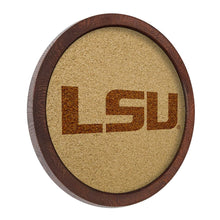 Load image into Gallery viewer, LSU Tigers: &quot;Faux&quot; Barrel Framed Cork Board - The Fan-Brand