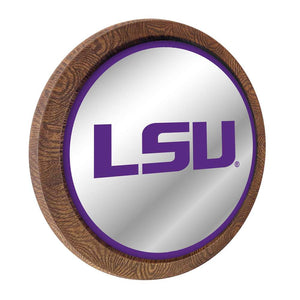 LSU Tigers: "Faux" Barrel Top Mirrored Wall Sign - The Fan-Brand