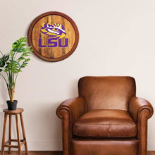 Load image into Gallery viewer, LSU Tigers: &quot;Faux&quot; Barrel Top Sign - The Fan-Brand