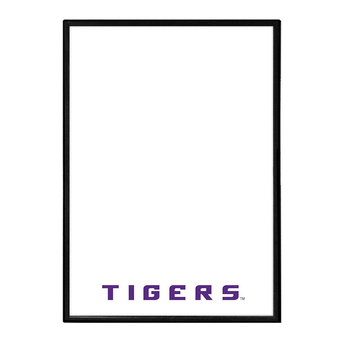 LSU Tigers: Framed Dry Erase Wall Sign - The Fan-Brand