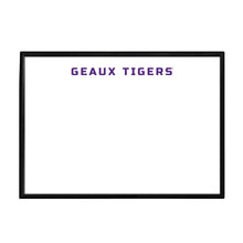 Load image into Gallery viewer, LSU Tigers: Geaux Tigers - Framed Dry Erase Wall Sign - The Fan-Brand