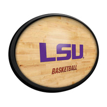 Load image into Gallery viewer, LSU Tigers: Hardwood - Oval Slimline Lighted Wall Sign - The Fan-Brand