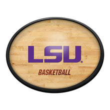 Load image into Gallery viewer, LSU Tigers: Hardwood - Oval Slimline Lighted Wall Sign - The Fan-Brand