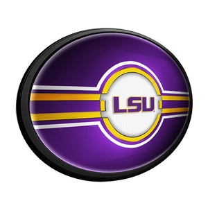 LSU Tigers: LSU - Oval Slimline Lighted Wall Sign - The Fan-Brand