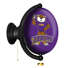 Load image into Gallery viewer, LSU Tigers: Mike the Tiger - Original Oval Rotating Lighted Wall Sign - The Fan-Brand