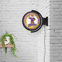 Load image into Gallery viewer, LSU Tigers: Mike the Tiger - Original Round Rotating Lighted Wall Sign - The Fan-Brand