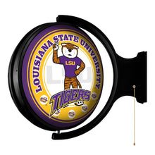 Load image into Gallery viewer, LSU Tigers: Mike the Tiger - Original Round Rotating Lighted Wall Sign - The Fan-Brand