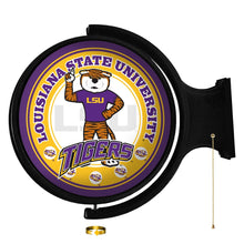 Load image into Gallery viewer, LSU Tigers: Mike the Tiger - Original Round Rotating Lighted Wall Sign - The Fan-Brand