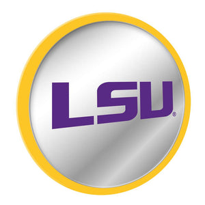 LSU Tigers: Modern Disc Mirrored Wall Sign - The Fan-Brand