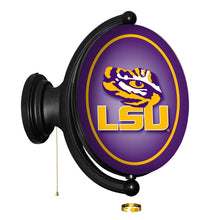 Load image into Gallery viewer, LSU Tigers: Original Oval Rotating Lighted Wall Sign - The Fan-Brand