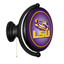 Load image into Gallery viewer, LSU Tigers: Original Oval Rotating Lighted Wall Sign - The Fan-Brand