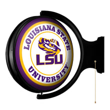 Load image into Gallery viewer, LSU Tigers: Original Round Double-Sided Rotating Lighted Wall Sign - The Fan-Brand