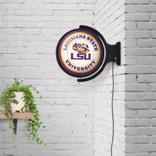 Load image into Gallery viewer, LSU Tigers: Original Round Rotating Lighted Wall Sign - The Fan-Brand