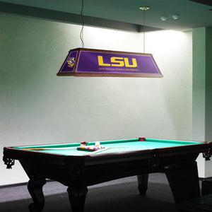 LSU Tigers: Premium Wood Pool Table Light - The Fan-Brand