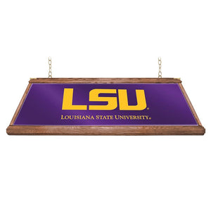LSU Tigers: Premium Wood Pool Table Light - The Fan-Brand