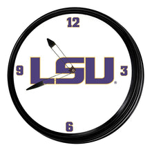 Load image into Gallery viewer, LSU Tigers: Retro Lighted Wall Clock - The Fan-Brand