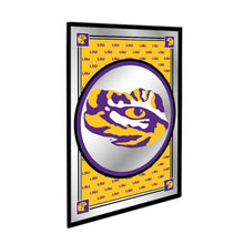 Load image into Gallery viewer, LSU Tigers: Team Spirit - Framed Mirrored Wall Sign - The Fan-Brand