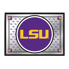 Load image into Gallery viewer, LSU Tigers: Team Spirit, LSU - Framed Mirrored Wall Sign - The Fan-Brand