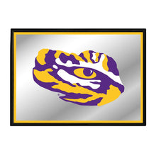 Load image into Gallery viewer, LSU Tigers: Tiger Eye - Framed Mirrored Wall Sign - The Fan-Brand
