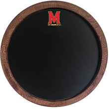 Load image into Gallery viewer, Maryland Terrapins: Chalkboard &quot;Faux&quot; Barrel Top Sign - The Fan-Brand