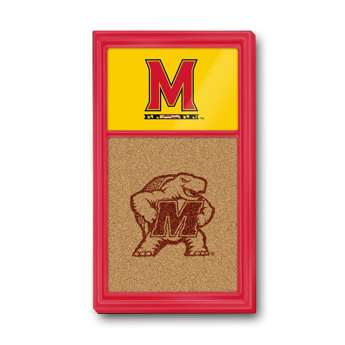 Maryland Terrapins: Dual Logos - Cork Note Board - The Fan-Brand