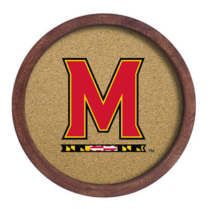 Maryland Terrapins: "Faux" Barrel Framed Cork Board - The Fan-Brand