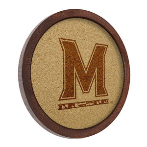 Maryland Terrapins: "Faux" Barrel Framed Cork Board - The Fan-Brand