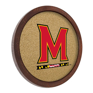 Maryland Terrapins: "Faux" Barrel Framed Cork Board - The Fan-Brand