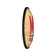Load image into Gallery viewer, Maryland Terrapins: Hardwood - Oval Slimline Lighted Wall Sign - The Fan-Brand
