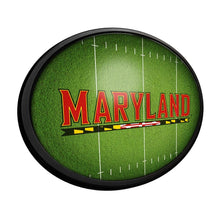 Load image into Gallery viewer, Maryland Terrapins: On the 50 - Oval Slimline Lighted Wall Sign - The Fan-Brand