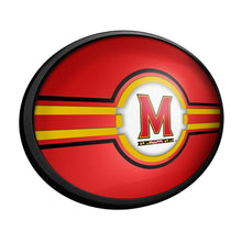 Load image into Gallery viewer, Maryland Terrapins: Oval Slimline Lighted Wall Sign - The Fan-Brand