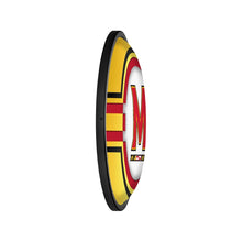 Load image into Gallery viewer, Maryland Terrapins: Oval Slimline Lighted Wall Sign - The Fan-Brand