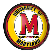 Load image into Gallery viewer, Maryland Terrapins: Round Slimline Lighted Wall Sign - The Fan-Brand