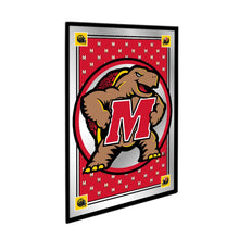 Load image into Gallery viewer, Maryland Terrapins: Team Spirit, Mascot - Framed Mirrored Wall Sign - The Fan-Brand
