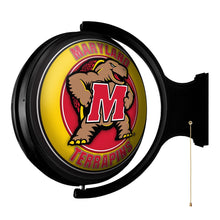 Load image into Gallery viewer, Maryland Terripans: Mascot - Original Round Rotating Lighted Wall Sign - The Fan-Brand